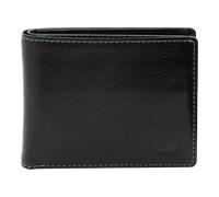 Braun Büffel Querbörse Herren Arezzo RFID 4+4CS schwarz