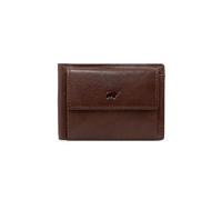 BRAUN BÜFFEL - Kleine Herren RFID Geldbörse Arezzo - 6 Kartenfächer aus echtem Rindleder Schlichtes Design - Tabak