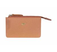 BRAUN BÜFFEL - Schlüsseletui aus feingenarbtem Rindsleder ASTI - Geräumige Schlüsseltasche mit Reißverschluss und 2 Schlüsselringen - Edles Cognac