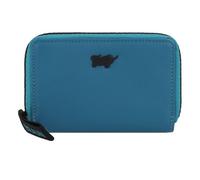 Braun Büffel Capri Geldbörse RFID Schutz Leder 11 cm blau