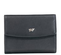 Braun Büffel Herren Bügelbörse Golf – Rindsleder, RFID‑Schutz, 8 Kartenfächer – Schwarz