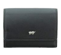 BRAUN BÜFFEL Geldbörse Golf 2.0 mit Druckknopf - aus echtem Leder (schwarz, 4 Fächer)