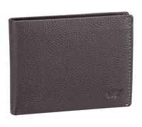 Braun Büffel Geldbörse Prato RFID Rindleder 8 Kartenfächer Braun