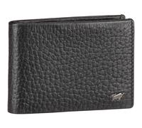 BRAUN BÜFFEL Herren Flap Geldbörse aus echtem Leder YANNIK - Portemonnaie - 8 Kartenfächer - Schwarz