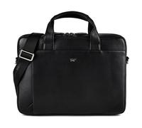 Braun Büffel Golf 3.0 Aktentasche Leder 37.5 cm Laptopfach schwarz