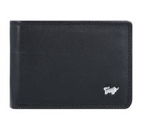 Braun Büffel Golf Leder kleine Geldbörse Schwarz Geldbeutel Mini Scheintasche