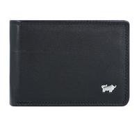 Braun Büffel Golf Leder kleine Geldbörse Schwarz Geldbeutel Mini Scheintasche