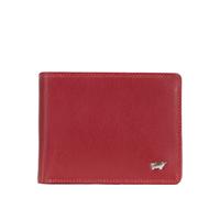 BRAUN BÜFFEL Damen Geldbörse aus echtem Rindsleder Golf mit RFID Schutz - Zetilose Geldbörse mit 8 Kartenfächern - Edles Rot