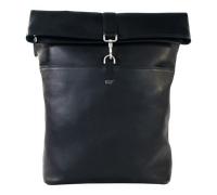 Braun Büffel GOLF Rolltop Rucksack schwarz
