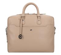 Braun Büffel Hanna Aktentasche Leder 41 cm Laptopfach creme (TAS044324)