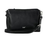 HANNA CLASSIC Umhängetasche mit Reißverschluss schwarz Damen - Leder