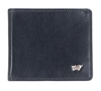 BRAUN BÜFFEL Herren Geldbörse aus echtem Rindsleder Golf mit RFID Schutz - Dollarclip mit 8 Kartenfächern - Edles Schwarz