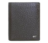 BRAUN BÜFFEL Herren Geldbörse im Hochformat aus echtem Leder YANNIK - Portemonnaie - 8 Kartenfächer - Braun