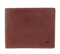BRAUN BÜFFEL - Herren RFID Geldbörse Arezzo - 12 Kartenfächer aus echtem Rindleder Schlichtes Design - Edles Tabak