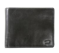 BRAUN BÜFFEL - Herren RFID Geldbörse Arezzo - 12 Kartenfächer aus echtem Rindleder Schlichtes Design - Edles Schwarz