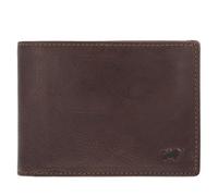 BRAUN BÜFFEL - Herren RFID Geldbörse Arezzo - 9 Kartenfächer aus echtem Rindleder Schlichtes Design - Edles Braun