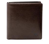 BRAUN BÜFFEL - Herren RFID Geldbörse Carré Arezzo - 8 Kartenfächer aus echtem Rindleder Schlichtes Design - Edles Braun