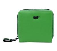 BRAUN BÜFFEL Leder Geldbörse Capri Zip Wallet Green grün
