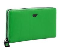 BRAUN BÜFFEL Leder Geldbörse Capri Zip Wallet Green grün