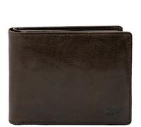 Braun Büffel Querbörse Herren Arezzo RFID 4+4CS braun