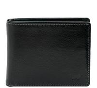Braun Büffel Querbörse Herren Arezzo RFID 4+4CS schwarz