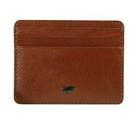 BRAUN BÜFFEL RFID Kartenetui aus echtem Leder Country - 6 Kartenfächer - Braun