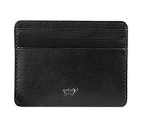 BRAUN BÜFFEL RFID Kartenetui aus echtem Leder Country - 6 Kartenfächer - Schwarz