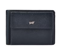 Braun Büffel Robin Geldbörse RFID Schutz Leder 10.5 cm blau