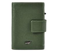 Braun Büffel Robin Kreditkartenetui RFID Schutz Leder 7.5 cm grün