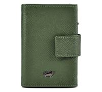 ROBIN RFID Slim Wallet Münzfach grün Herren - Leder