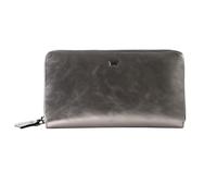 Braun Büffel Ruby Geldbörse silber, fein genarbtes Rindsleder, Damen