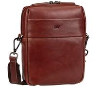 Braun Büffel Schultertasche Arezzo Umhängetasche Tabak Herren