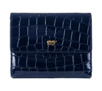 VERONA Geldbörse 9 Kartenfächer blau Damen - Leder