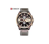 (Braun) Curren Mann Uhren Mode Casual Quarz Sportliche Armbanduhren Blau Uhr Männlichen Chronograph