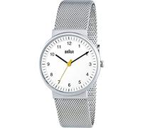 Braun Damen-Armbanduhr Unisex Ladies Classic Watch Analog Quarz BN0031WHSLMHL, Weiß