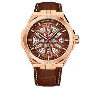 Braun Gio Schweizer Automatik 44mm Skelett Einheitsgröße