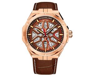 Braun Gio Schweizer Automatik 44mm Skelett Einheitsgröße