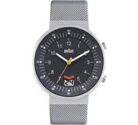 Braun Herren-Armbanduhr XL Classic Range Analog Quarz Edelstahl BN0087GYSLMHG