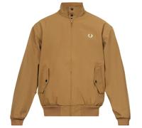 Braune Jacke mit geklebtem Reißverschluss von Fred Perry S