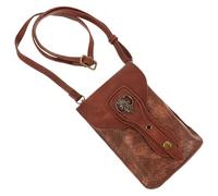 Braune Kleiner Gürteltasche für Damen im Steampunk Stil