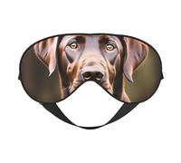 Braune Labrador Retriever Augenmaske, Schlafmaske für Männer und Frauen, 100% Verdunkelung, kein Druck auf die Augen, weich und atmungsaktiv