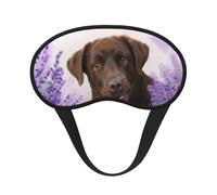 Brauner Labrador, Lavendelfarbene Retriever,Vollständige Augenabdeckungen, lichtundurchlässige Schlafmasken, Verdunkelungs-Augenschützer