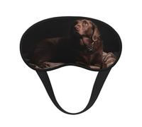Brauner Labrador Retriever (gedruckt),Vollständige Augenabdeckungen, lichtundurchlässige Schlafmasken, Verdunkelungs-Augenschützer