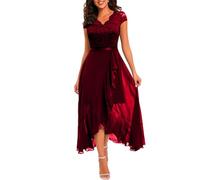 Brautjungfernkleider Kleid Lang Sommer Leichte Sommerkleider Kleider Elegant Brautkleid Standesamt Festlich Hochzeitskleider A Linie Luftige Sommerkleidung Weisses Sommerkleid Lang Multiway