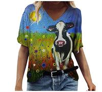 brautpullover Damen Herbst Langarm T-Shirt Reißverschluss V-Ausschnitt Bluse Cold Shoulder Oberteil mit Blumenmuster Aufdruck Casual Tunika Shirt Top