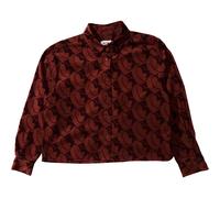 Brava Fabrics Damen Bombon Babycord Boxy Bluse (Größe XS, braun)