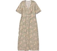 Brava Fabrics Damen Borneo V-Neck Kleid (Größe L, gruen)