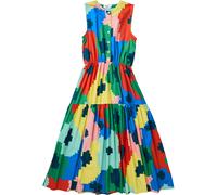 Brava Fabrics Damen Maxi Flowers Kleid (Größe M, weiss)