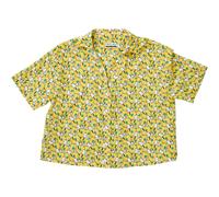 Brava Fabrics Damen Peanuts Donuts Cropped Bluse (Größe L, gelb)