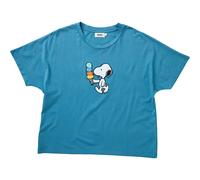Brava Fabrics Damen Peanuts Icecream T-Shirt (Größe S, blau)